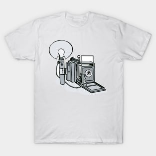 Press Camera With Bulb Flash T-Shirt